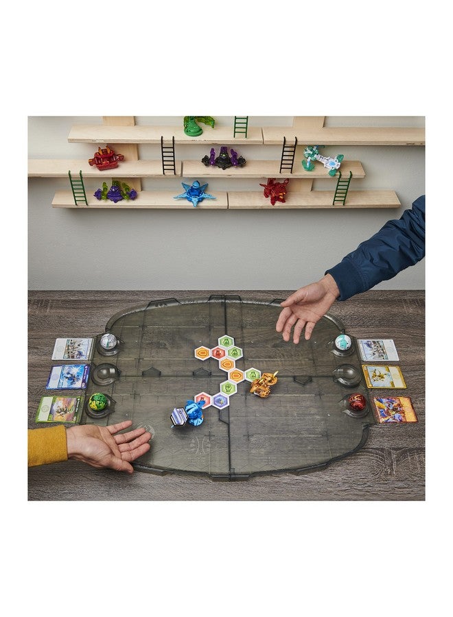 BAKUGAN Bakugan Battle Matrix, Deluxe Game Board with Exclusive Gold Sharktar, Kids Toys for Boys Aged 6 and up  - Image 4