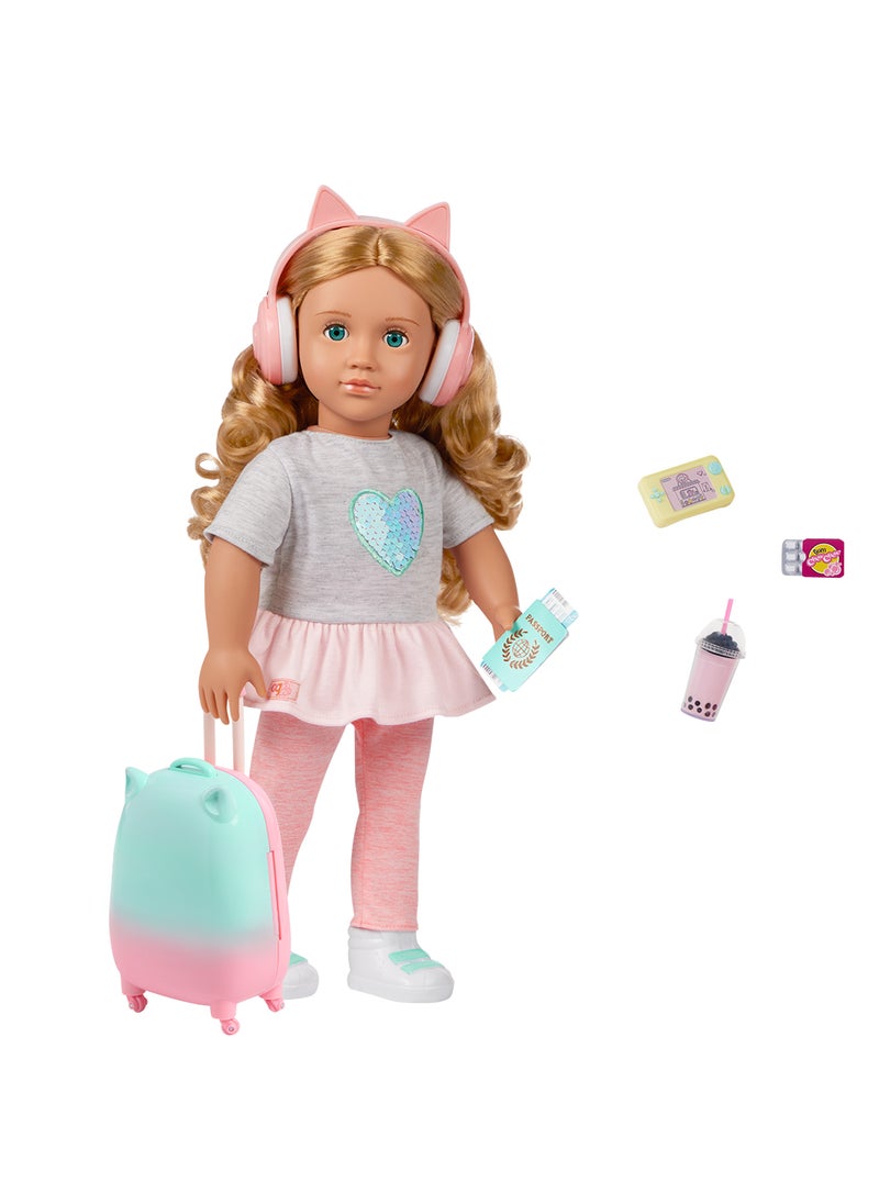 Our Generation Activity Travel Doll With Accessories Linzi  - Image 2