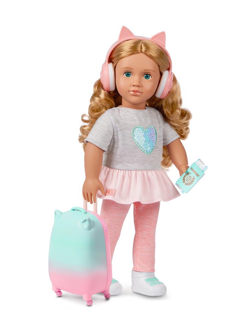 Our Generation Activity Travel Doll With Accessories Linzi  - Image 3
