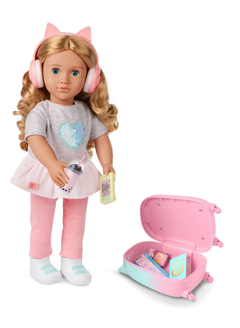 Our Generation Activity Travel Doll With Accessories Linzi  - Image 4