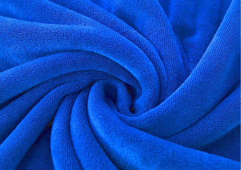 MYLSMPLE Luxury Microfiber Bath Towel Extra Large Bath Sheet Blue Beach Towel Fast Drying Hotel Bathroom Towel (36 Inch X 72 Inch, Dark Blue) - Image 2
