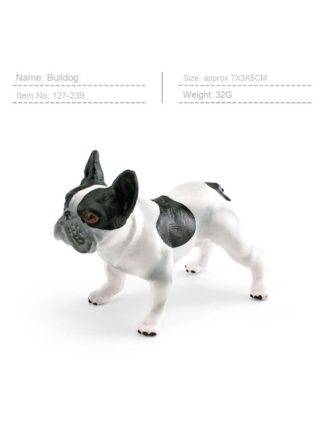 NIBEMINENT Realistic Boxer Husky Bull Terrier Sheepdog Neapolitan Mastiff Model Figurines - Static Display Décor