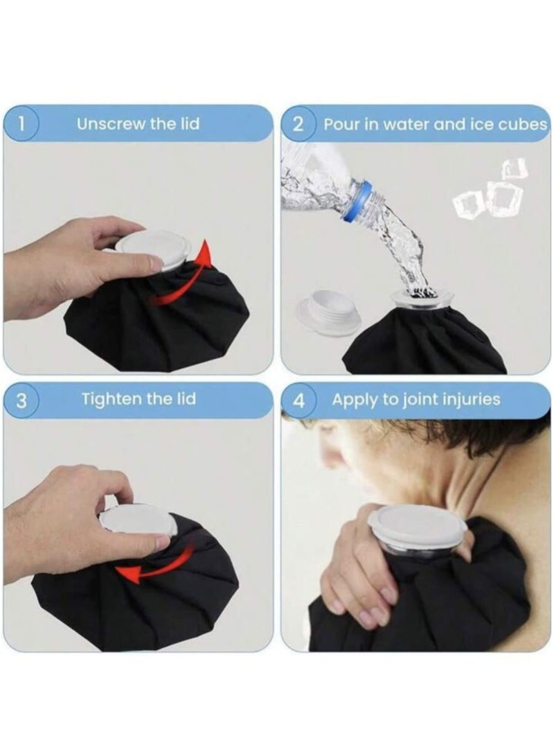 Generic Ice Bag, Compression Bag for Hot or Cold to Relieve Muscle Pains Injuries, Shocks, for Sports, Knee and Leg Injuries Screw Lid, Reusable  - Image 4