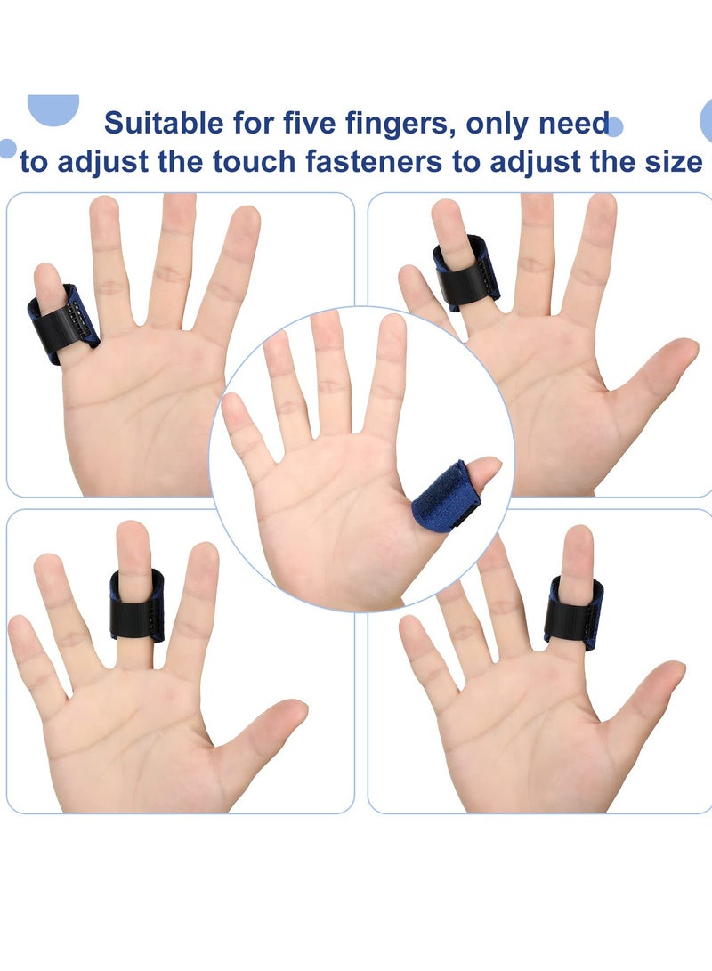 SYOSI Finger Splint, 6 Pieces Finger Fixation Belt Joint Dislocation Sprain And Fracture Post Operative Rehabilitation Fixation Splint Big Toe Protective Sleeve Home Emergency Accessories  - Image 3