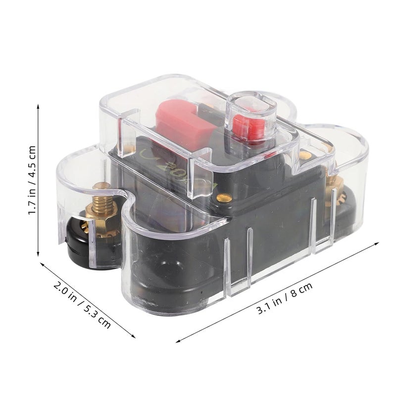 200a Waterproof Automatic Reset Circuit Breaker with Cover for Car, Boat, and Rv Marine Electrical Protection - Image 2