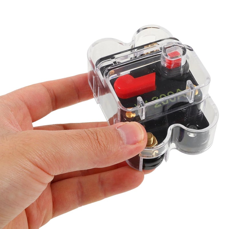 200a Waterproof Automatic Reset Circuit Breaker with Cover for Car, Boat, and Rv Marine Electrical Protection - Image 4
