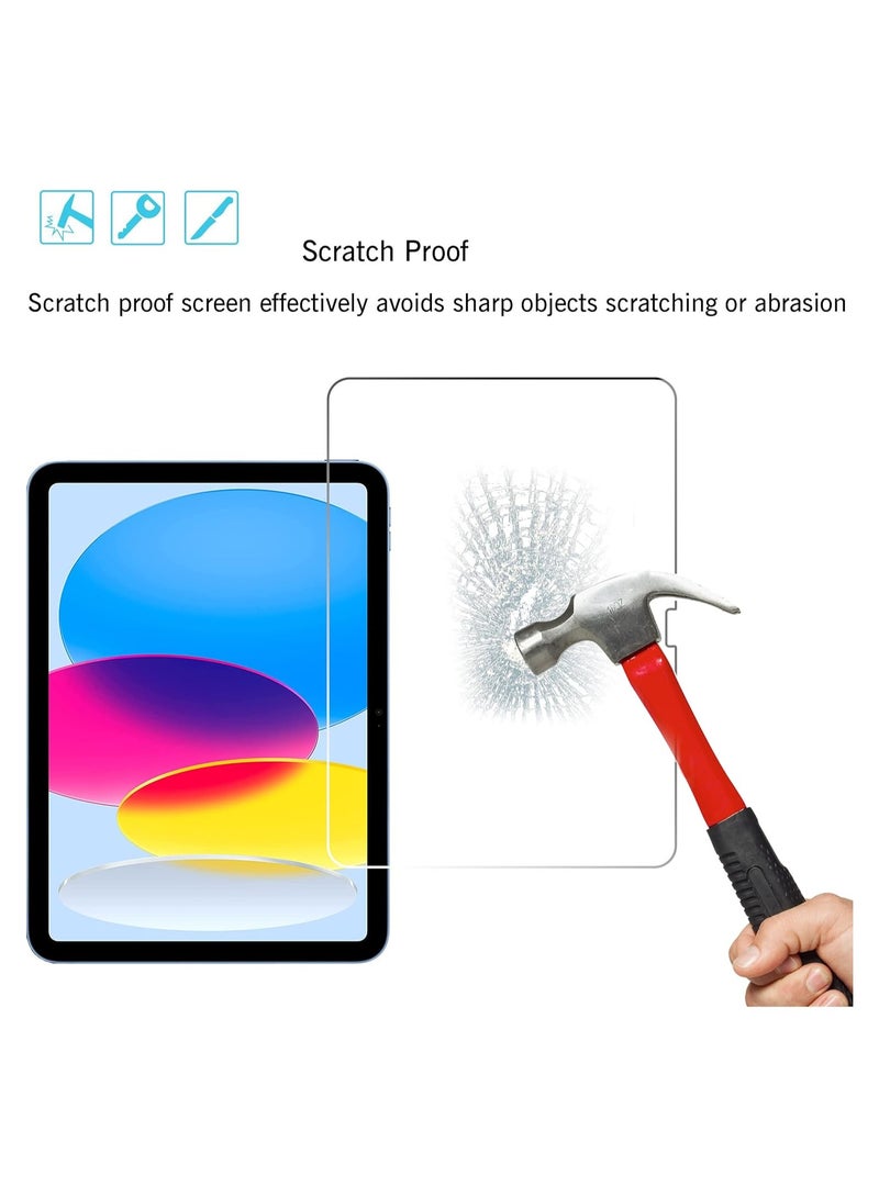 Tempered Glass Screen Protector For Apple IPad 10th Generation (2022) 10.9 Inches, Clear - Image 4