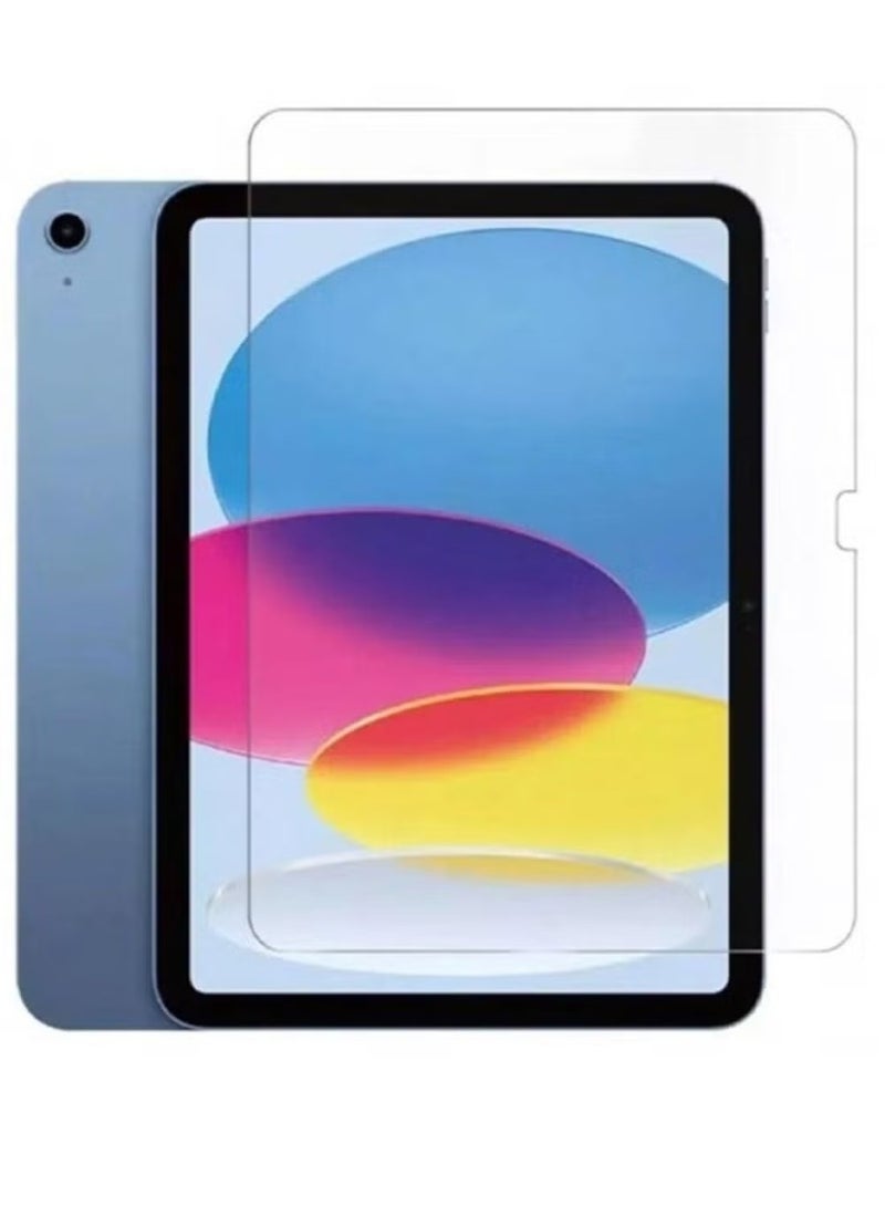 Tempered Glass Screen Protector For Apple IPad 10th Generation (2022) 10.9 Inches, Clear - Image 1