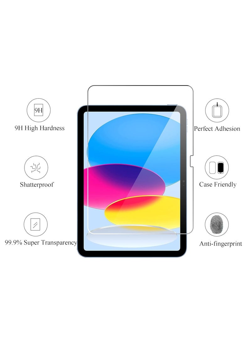 Tempered Glass Screen Protector For Apple IPad 10th Generation (2022) 10.9 Inches, Clear - Image 2