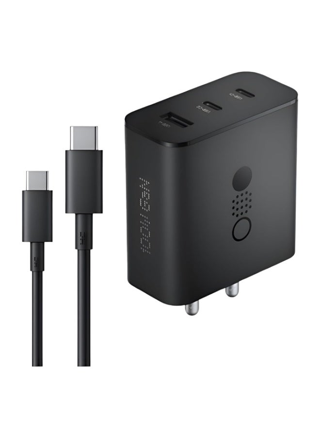 Nothing CMF by Nothing 100W GaN Fast Charger – Ultra-Fast Power in a Compact Form - Black/Dark Grey - Image 2