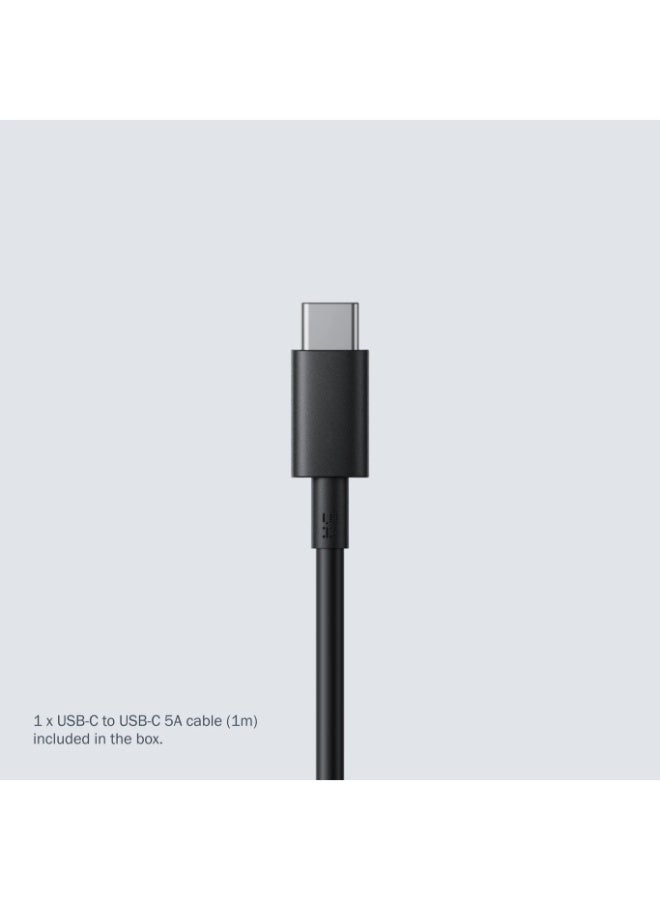 Nothing CMF by Nothing 100W GaN Fast Charger – Ultra-Fast Power in a Compact Form - Black/Dark Grey - Image 3