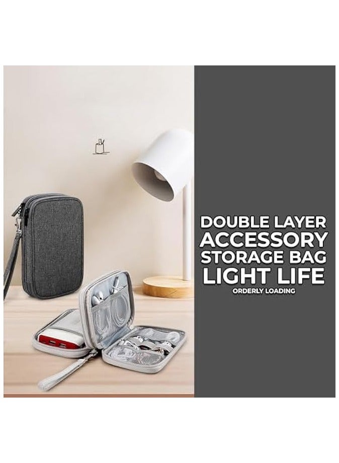 PROMASS Portable Electronic Accessories Bag Organizer, Travel Gadgets Storage Case Cable Organizer - Image 2