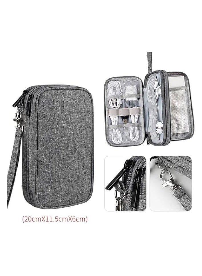 PROMASS Portable Electronic Accessories Bag Organizer, Travel Gadgets Storage Case Cable Organizer - Image 3