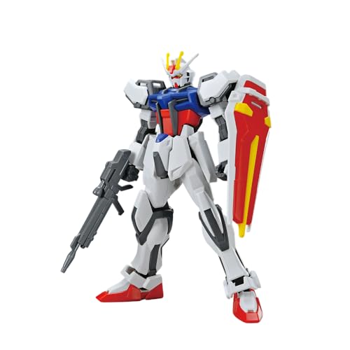 BANDAI SPIRITS Bandai Hobby Mobile Suit Gundam Seed 10 GATX105 Strike Gundam Entry Grade 1144 Model Kit - Image 1