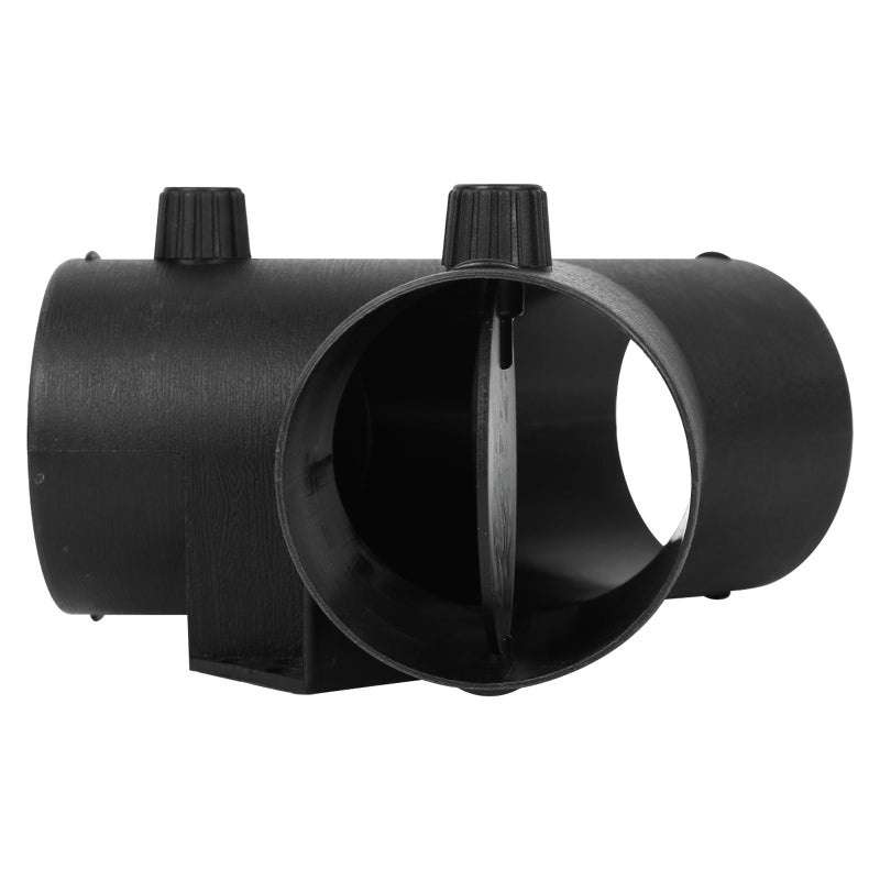 Copgge Diesel Heater Duct Connector Parking Heater Pipe Hose Ducting Vent Connector with Adjustable Valve Flap for Eberspacher Webasto Diesel Heater, for Chinese Diesel Heater 5KW 8KW (Y Branch 75MM) - Image 4