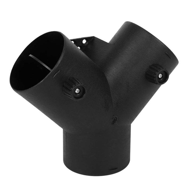 Copgge Diesel Heater Duct Connector Parking Heater Pipe Hose Ducting Vent Connector with Adjustable Valve Flap for Eberspacher Webasto Diesel Heater, for Chinese Diesel Heater 5KW 8KW (Y Branch 75MM) - Image 1