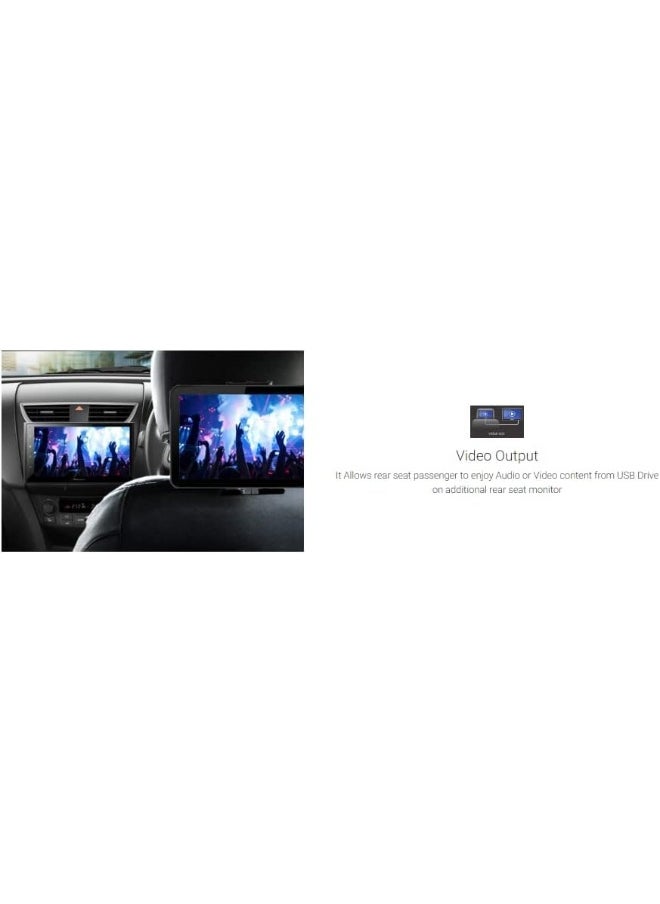 Pioneer Pioneer Car Stereo DMH-A345BT,17.3 cm (6.8) WVGA Capacitive Touchscreen, BT/USB/AUX/Radio, Weblink - Mirroring,Full HD Video-USB,13-Band EQ, Pre-outs3 (2V),MOSFET 50W X 4,Video Output,Rear Camera in See less  - Image 3