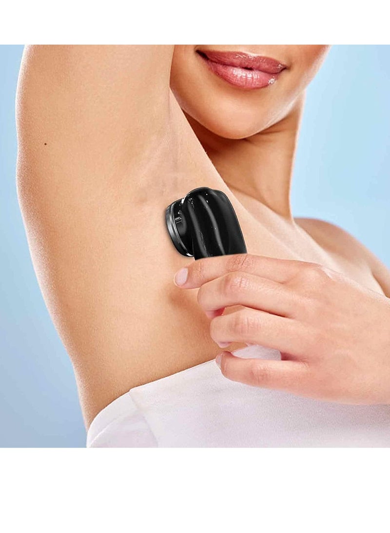 Electric Razor for Men, Newest Mini-Shave Portable Electric Shaver, Pocket Size Portable Shaver Wet and Dry Mens Razor USB Rechargeable Shaver Charging (Electric Razor for Men, BLACK) - Image 5