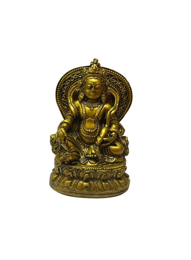 GJ Kuber Murti Kuber Statue Kuber Idol Kubera Figurine Home Decor Showpiece & Gift Item ,Resin ,Brown - Image 5