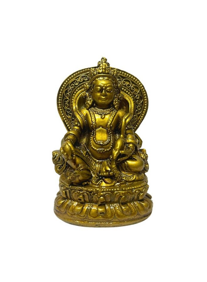 GJ Kuber Murti Kuber Statue Kuber Idol Kubera Figurine Home Decor Showpiece & Gift Item ,Resin ,Brown - Image 1