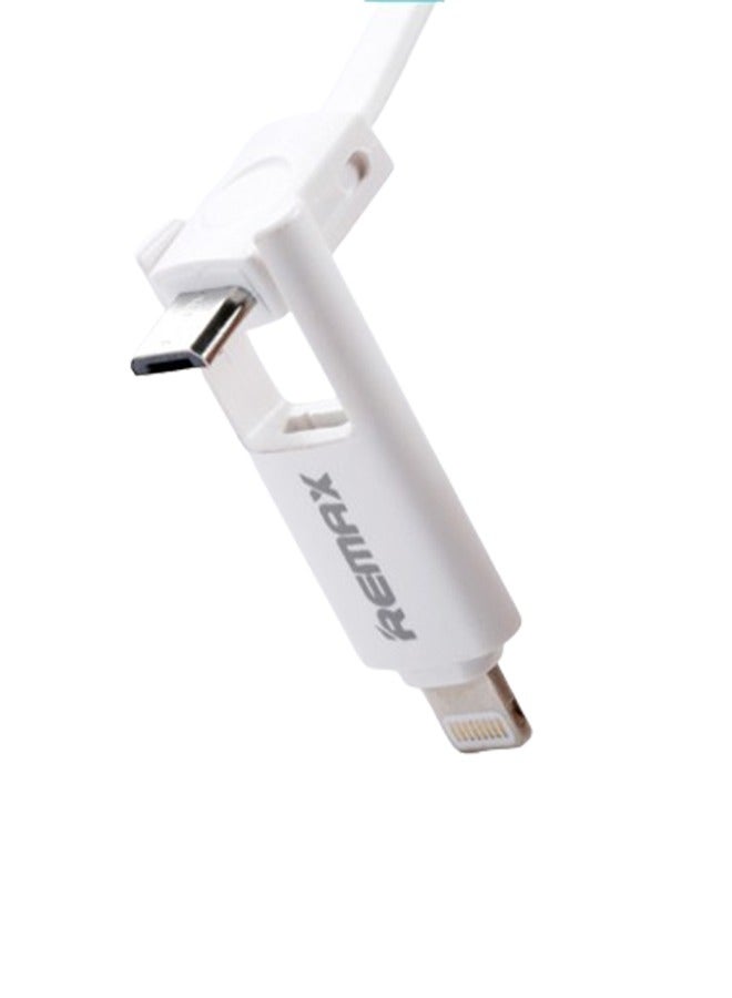 REMAX 2-Piece transformer cable 2 in 1 dual micro usb and lightning - Image 3
