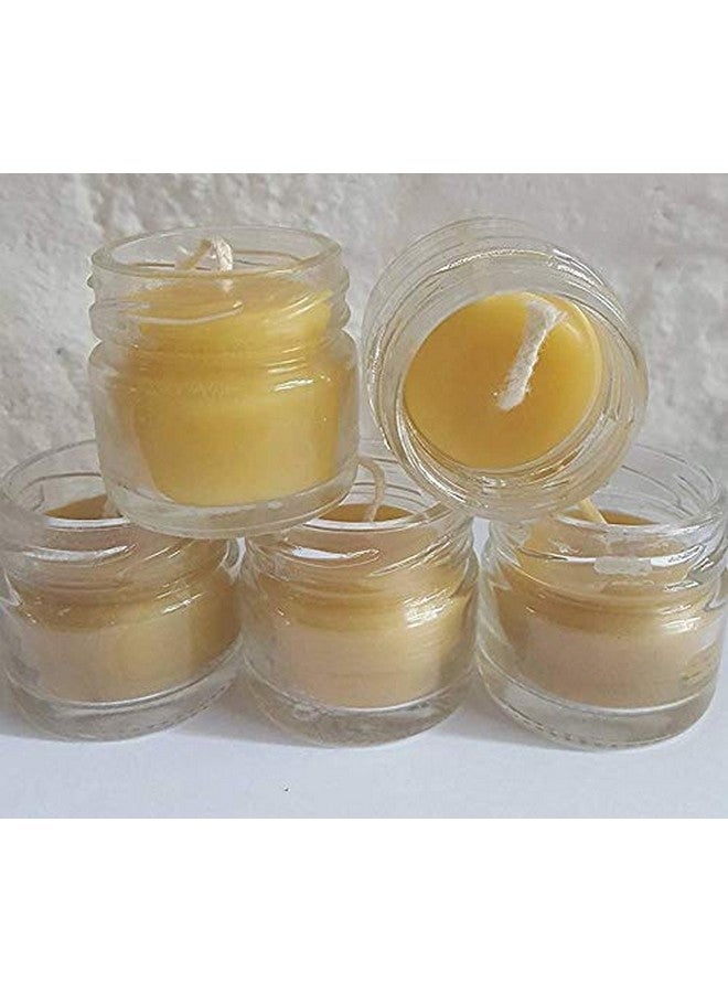 Pure Source India Very Small Mini Glass Jar Containers Cookie Jars - 20 Ml, 8 Piece, Clear - Image 4