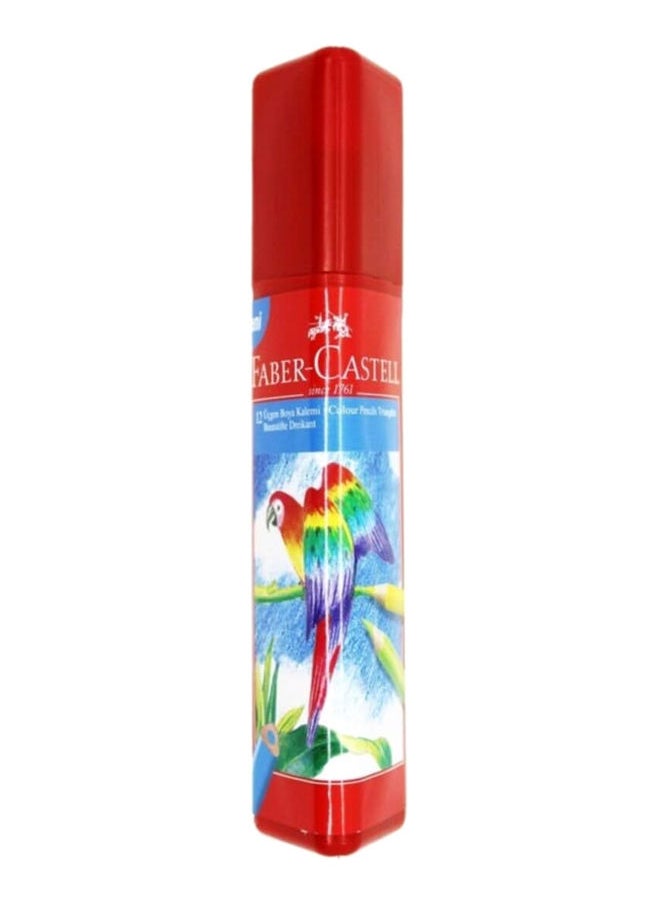 FABER-CASTELL - Faber-Castell Paint Pen 12 Colours Full Length Triangle Plastic Tube - Image 1