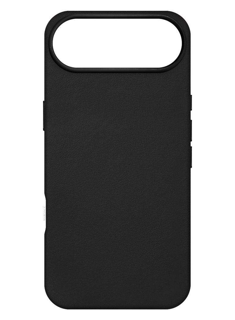 CATANES Premium Leather Case for iPhone 17 Air – Shockproof - Waterproof - Matte Finish - Anti-Slip - Slim Fit - Black - Image 2