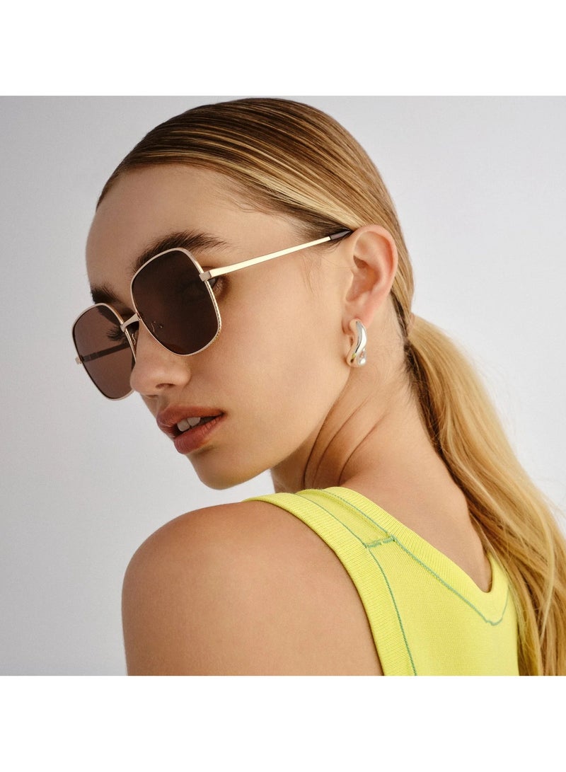 Solarized ROPE OVERSIZED Sunglasses – Bold Statement Oversized Frame UV400 Women’s Fashion Eyewear, Trendy Large Square Shades, Dailywear Designer Glasses, Celebrity Style Sunglasses, Retro Vintage Look - Image 2