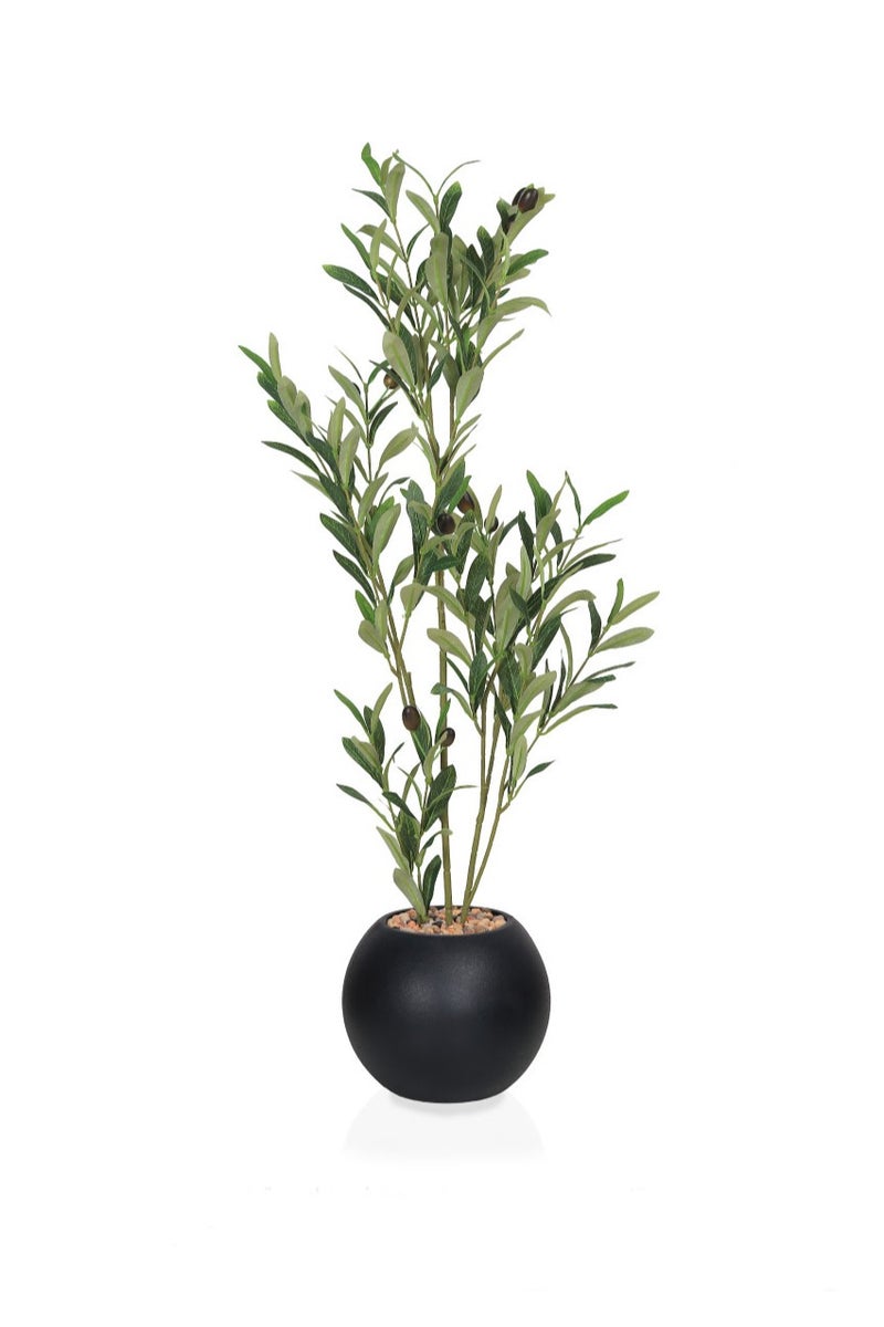 Alrassi 85 cm Artificial Olive Tree with Natural-Looking Design – A Beautiful Touch for Indoor Decoration  - Image 1