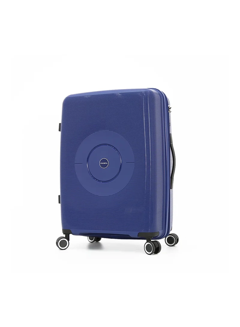 فانكل Hardside Luggage Trolley Bag 3 Pieces Set,Blue (S-20",M-24",L-28")