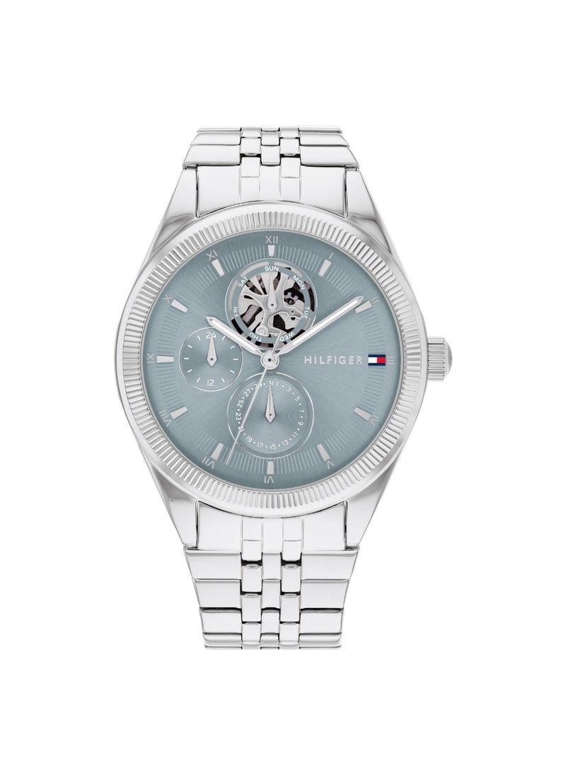 TOMMY HILFIGER Round Analog Women's Blue Sunray Case Watch - 1782714  - Image 1