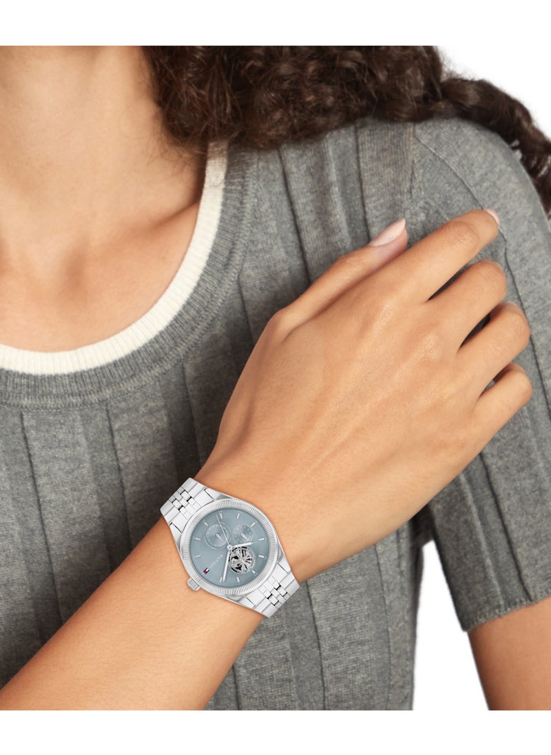 TOMMY HILFIGER Round Analog Women's Blue Sunray Case Watch - 1782714  - Image 4
