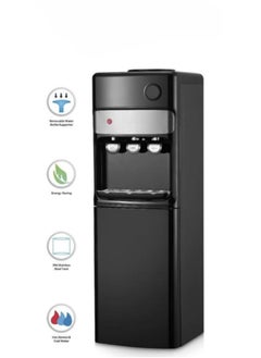 Generic Hot and Cold Water Dispenser – Top Load, 1220W with Refrigerator & Compressor Cooling – Instant Hot, Cold & Room Temperature Water – Black Water Cooler for Home & Office  - Image 2