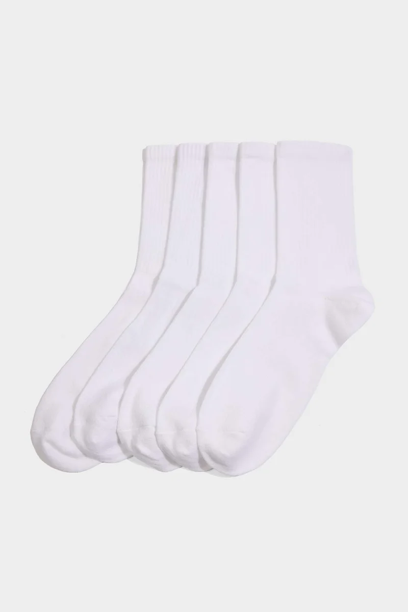 ديفاكتو Man Comfortable Elastic 5 Piece Cotton Long Socks