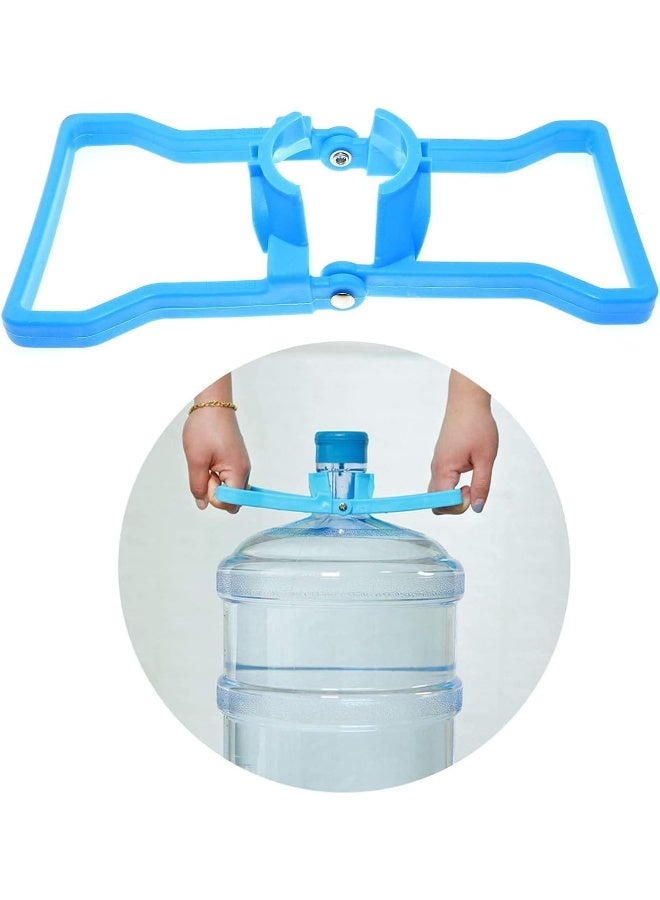 ECVV drinking water bottle handle 5 gallon blue, water bottle handle fit 5 gallon water bottle caps, water bottle lift with handle 5 gal bottle carrier  - Image 4