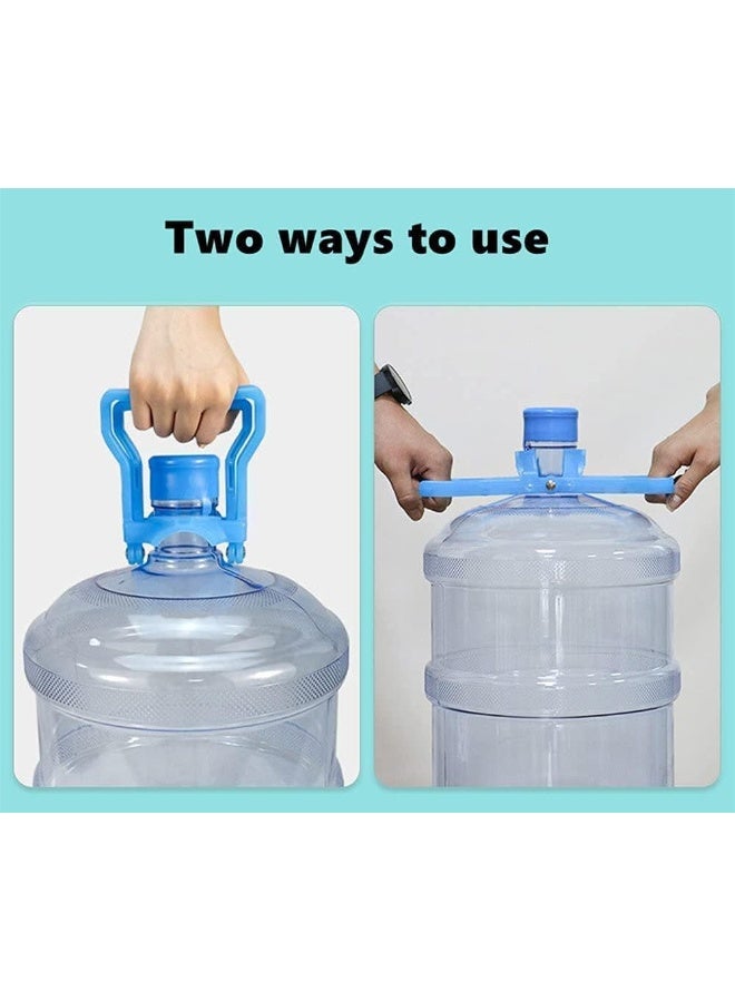 ECVV drinking water bottle handle 5 gallon blue, water bottle handle fit 5 gallon water bottle caps, water bottle lift with handle 5 gal bottle carrier  - Image 5