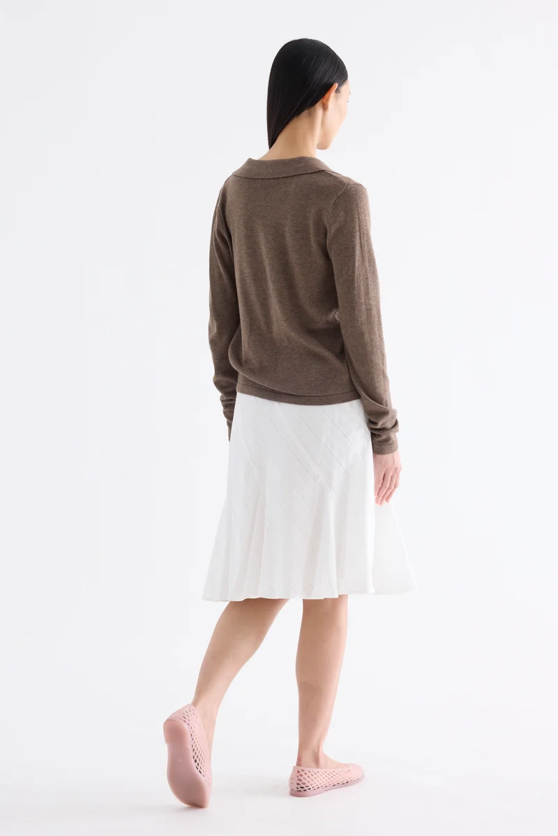 The Editor's Market Elyius Low-Rise Flare Skirt