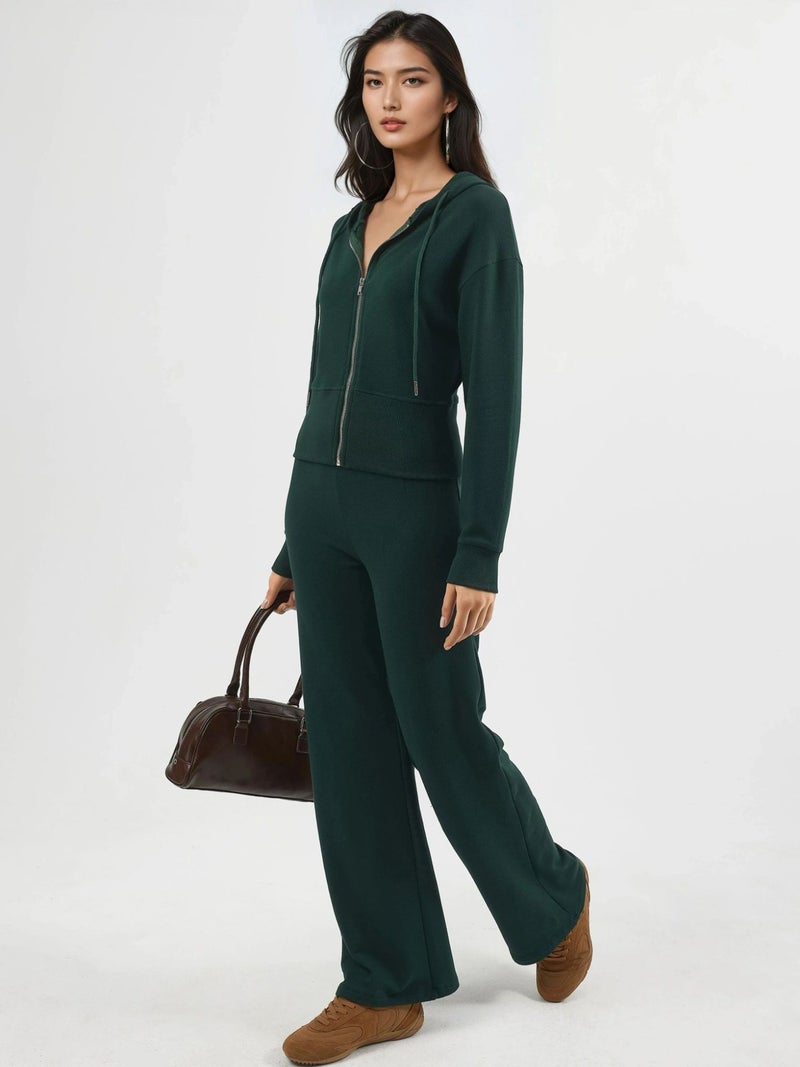 BUSEM Hooded Long Sleeve Zipper Jacket - Image 4