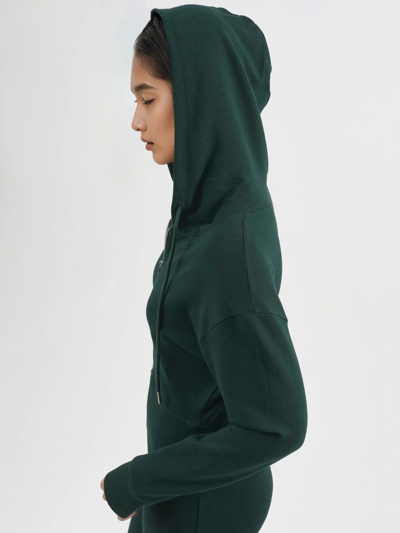 BUSEM Hooded Long Sleeve Zipper Jacket - Image 2