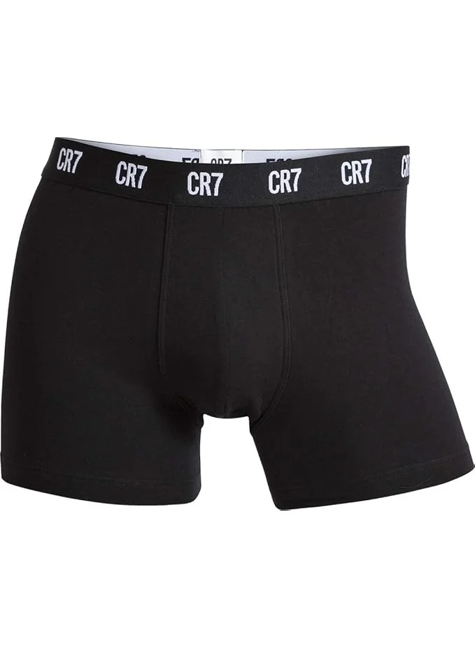 CR7 Medium CR7 Men’s Basics Trunks 3-Pack – Premium Cotton Stretch Underwear (Multicolour) for Men | Best Price UAE