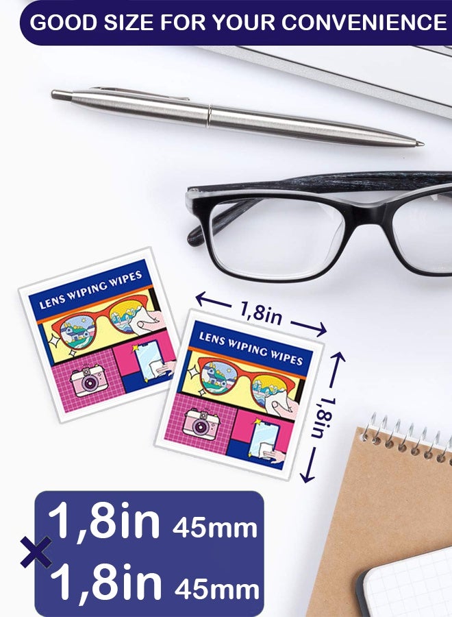 أمنية عظيمة عبوة من 100 منديل لتنظيف عدسات النظارات، مبللة مسبقًا ومغلفة بشكل فردي، لتنظيف النظارات وشاشات الكمبيوتر المحمول وعدسات الكاميرا، بالإضافة إلى مناديل تنظيف النظارات بكميات كبيرة، ومناديل تنظيف النظارات الشمسية والهواتف الذكية - Image 5