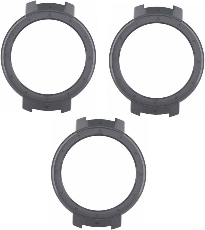 DOITOOL 3pcs Smartwatch Case Protector Pc Shell for Watch Protective Cover Grey - Image 1