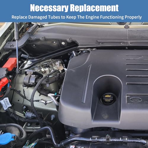 EVGoXMods Thermostat Tube Throttle Body Heater Outlet Hose Compatible with Land Rover Range Rover Discovery Defender Coolant Pipe Engine Radiator Water Outlet Hose LR049990 LR045239 LR034109 - Image 4