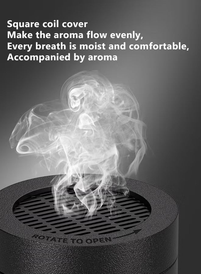 Telawah Portable Electronic Bakhour Burner with Rotating Head, Car Bakhoor 2000mAh Rechargeable Incense Diffuser, Fast Heating Auto Safety Shut-Off Every 1–2 Minutes, Type-C Aromatherapy Burner - Image 5