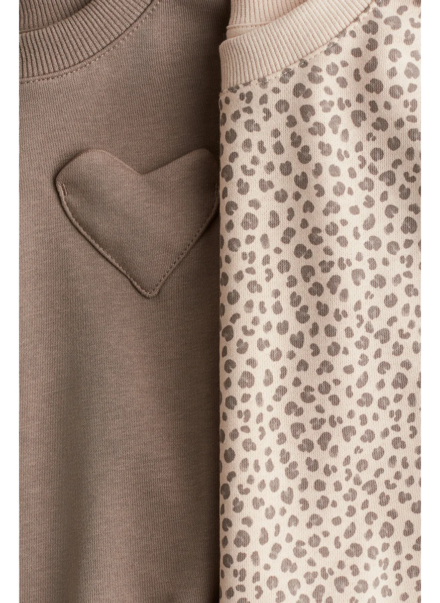 H&M 2-Pack Puff-Sleeved Sweatshirts