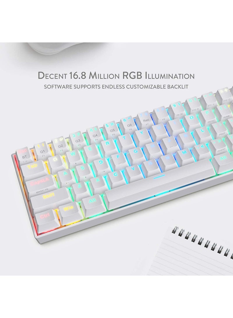 REDRAGON K530 Draconic 60% Compact RGB Wireless Gaming Keyboard - Image 5