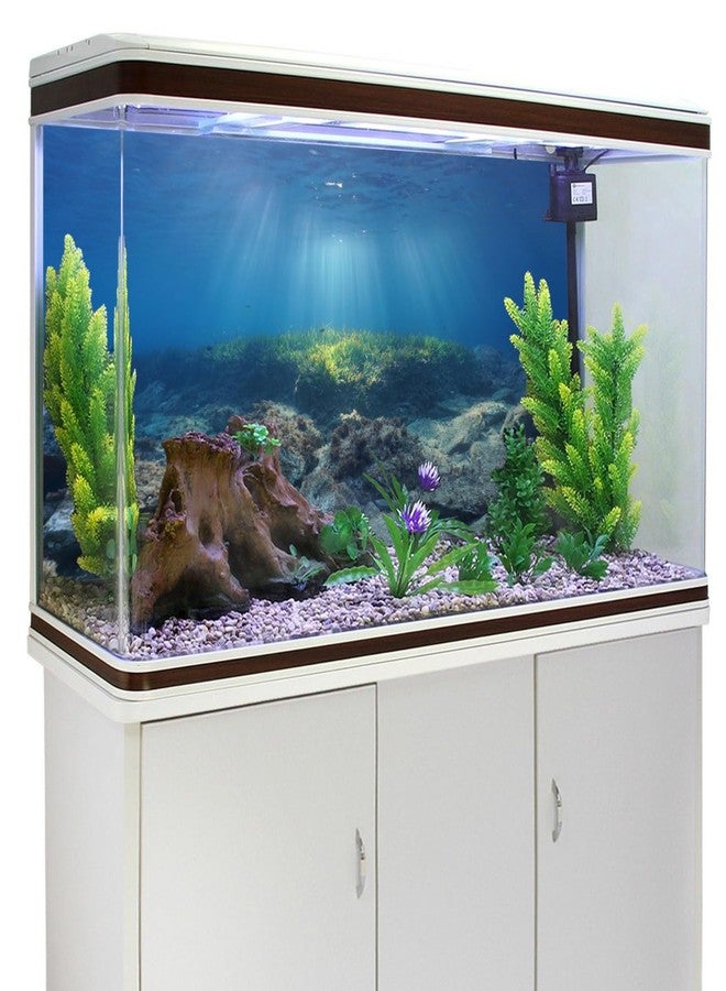 AWERT Ocean Floor Fish Tank Background Underwater Stone Aquarium Background 36x18 inches Vinyl - Image 4