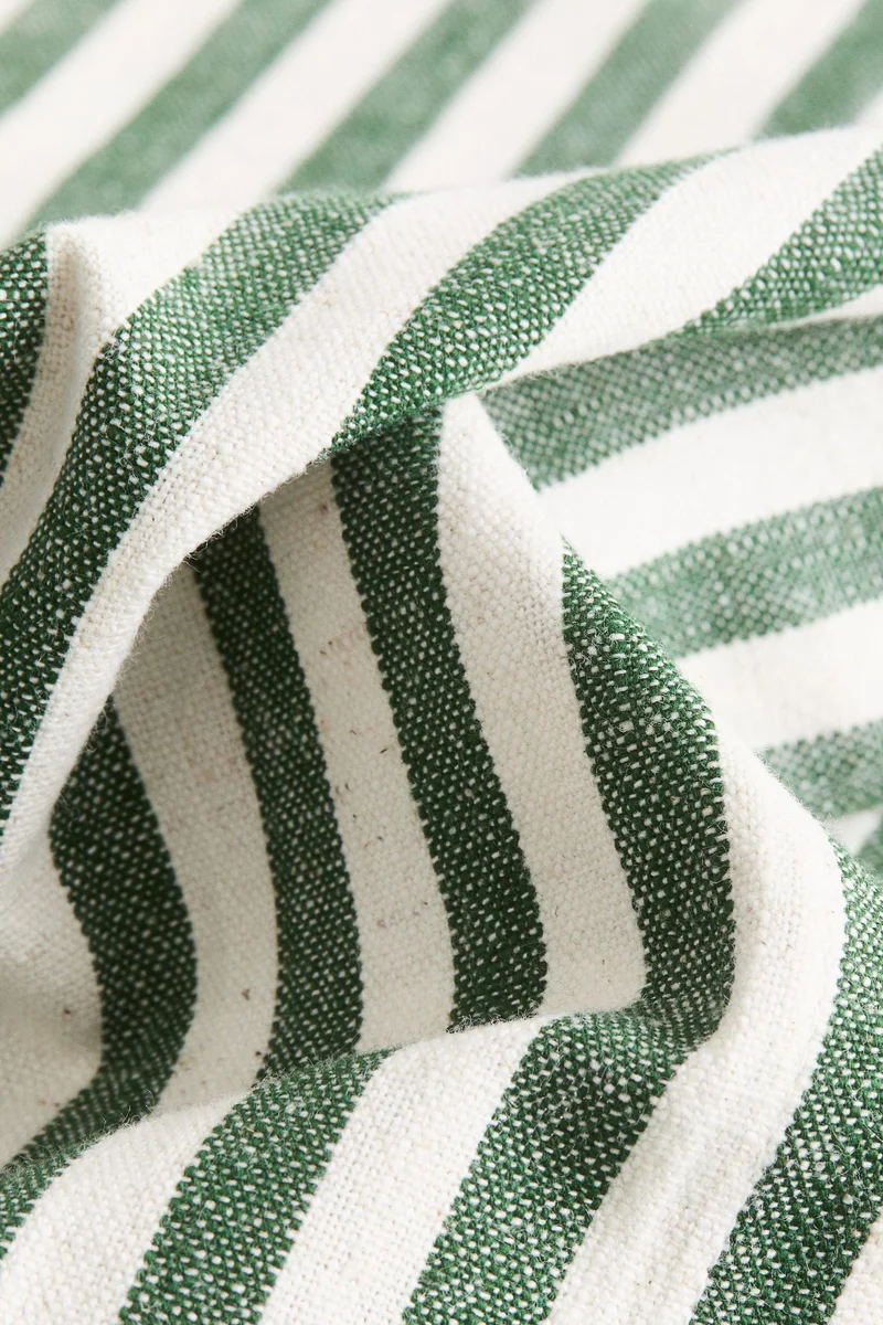 H&M Striped cotton tablecloth
