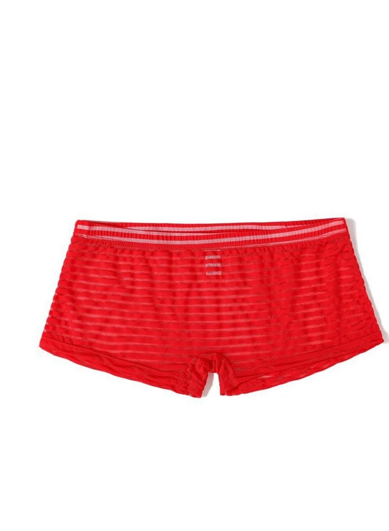 Loquat Low Rise Breathable Briefs Red  - Image 1